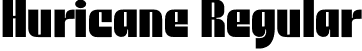 Huricane Regular font - Huricane - Free personal Use.otf