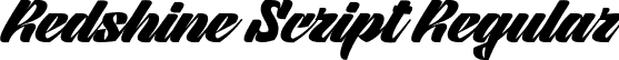 Redshine Script Regular font - RedshineScript-JRzzB.ttf