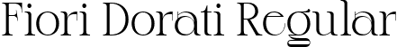Fiori Dorati Regular font - FioriDoratiRegular-3zggX.ttf