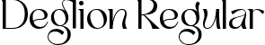 Deglion Regular font - Deglion-DOzRm.ttf