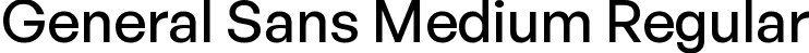 General Sans Medium Regular font - GeneralSans-Medium.ttf