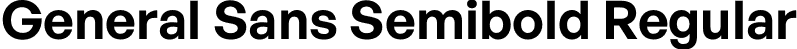 General Sans Semibold Regular font - GeneralSans-Semibold.otf