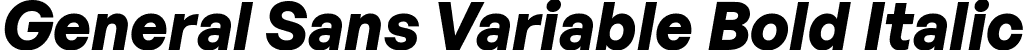 General Sans Variable Bold Italic font - GeneralSans-VariableItalic.ttf