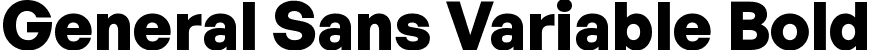 General Sans Variable Bold font - GeneralSans-Variable.ttf