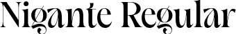 Nigante Regular font - nigante.otf