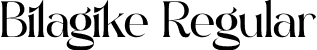 Bilagike Regular font - Bilagike.otf