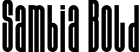 Sambia Bold font - Sambia-Bold.otf