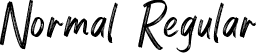 Normal Regular font - Brushways Demo.ttf