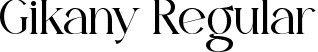 Gikany Regular font - Gikany-Regular.ttf
