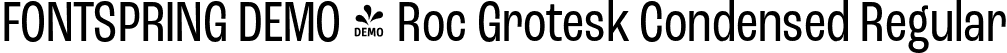 FONTSPRING DEMO - Roc Grotesk Condensed Regular font - Fontspring-DEMO-rocgroteskcond-regular.otf