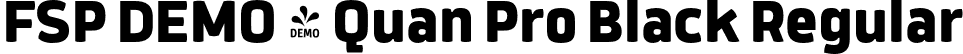 FSP DEMO - Quan Pro Black Regular font - Fontspring-DEMO-quanpro-black.otf