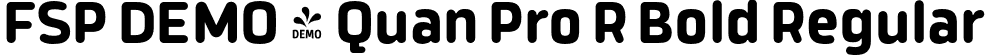 FSP DEMO - Quan Pro R Bold Regular font - Fontspring-DEMO-quanpror-bold.otf
