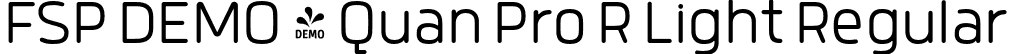 FSP DEMO - Quan Pro R Light Regular font - Fontspring-DEMO-quanpror-light.otf