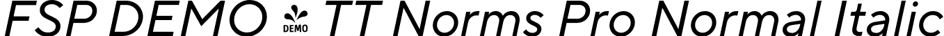 FSP DEMO - TT Norms Pro Normal Italic font - Fontspring-DEMO-tt_norms_pro_normal_italic.otf