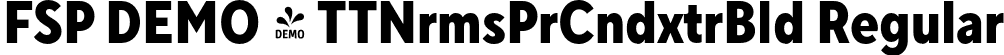 FSP DEMO - TTNrmsPrCndxtrBld Regular font - Fontspring-DEMO-tt_norms_pro_condensed_extrabold.otf