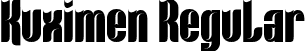 Kuximen Regular font - Kuximen-Regular.ttf