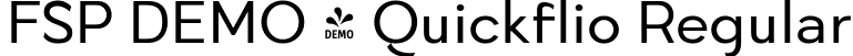 FSP DEMO - Quickflio Regular font - Fontspring-DEMO-quickflio-regular.ttf