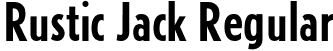 Rustic Jack Regular font - RusticJack.otf