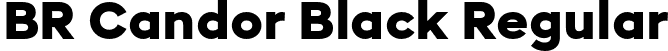 BR Candor Black Regular font - BRCandor-Black.otf