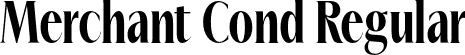 Merchant Cond Regular font - Merchant-Condensed.otf