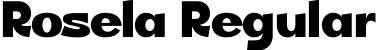 Rosela Regular font - Rosela.otf