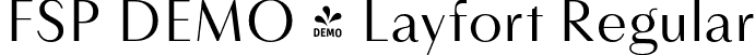 FSP DEMO - Layfort Regular font - Fontspring-DEMO-layfort-regular.otf
