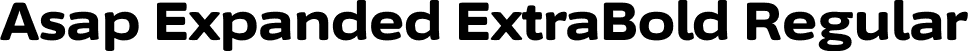 Asap Expanded ExtraBold Regular font - AsapExpanded-ExtraBold.otf