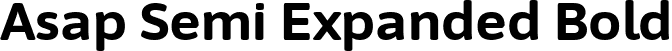 Asap Semi Expanded Bold font - AsapSemiExpanded-Bold.ttf