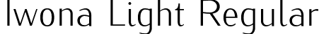 Iwona Light Regular font - IwonaLight-Regular.otf