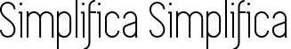 Simplifica Simplifica font - simplifica-typeface.ttf