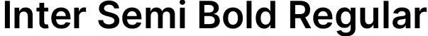 Inter Semi Bold Regular font - Inter-SemiBold.otf