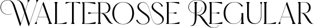 Walterosse Regular font - Walterosse-514zL.ttf