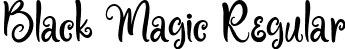 Black Magic Regular font - Black Magic.ttf