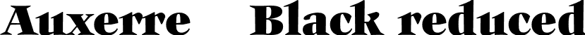 Auxerre 85 Black reduced font - Auxerre-85-Black_reduced.otf