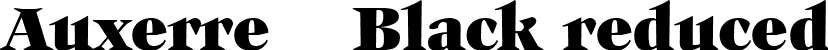 Auxerre 85 Black reduced font - Auxerre-85-Black_reduced.ttf