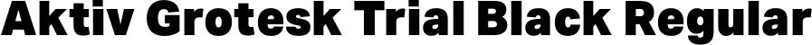 Aktiv Grotesk Trial Black Regular font - AktivGrotesk_Trial_Blk.ttf