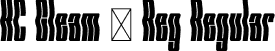 HC Gleam - Reg Regular font - HCGleam-Reg.otf