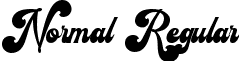 Normal Regular font - amderais-mvv0b.ttf