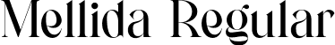 Mellida Regular font - Mellida.otf