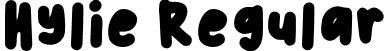 Hylie Regular font - Hylie-Regular.otf