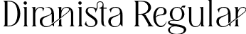 Diranista Regular font - Diranista-Regular.otf