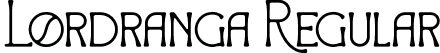 Lordranga Regular font - Lordranga.otf