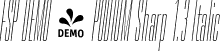 FSP DEMO - PODIUM Sharp 1.3 Italic font - Fontspring-DEMO-podiumsharp-1.3italic.otf