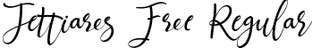 Jettiares Free Regular font - jettiares free.ttf