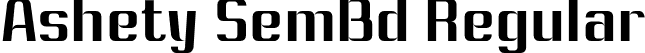 Ashety SemBd Regular font - AshetyPersonaluse-SemiBold.otf