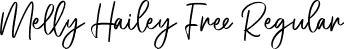 Melly Hailey Free Regular font - melly-hailey-free.ttf