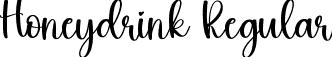 Honeydrink Regular font - Honeydrink.ttf