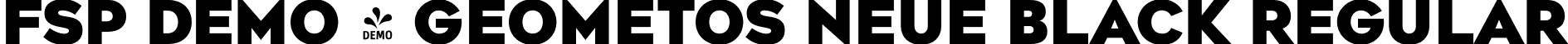 FSP DEMO - Geometos Neue Black Regular font - Fontspring-DEMO-geometos_neue_black.otf