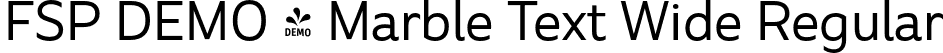 FSP DEMO - Marble Text Wide Regular font - Fontspring-DEMO-marbletext-wideregular.otf