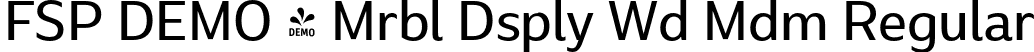 FSP DEMO - Mrbl Dsply Wd Mdm Regular font - Fontspring-DEMO-marbledisplay-widemedium.otf